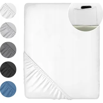 Prostěradlo Prostěradlo s gumou Qidordour jersey 180 x 200 cm