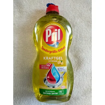 Mycí prostředek JAR NA NÁDOBÍ PRIL KRAFTGEL CITRON 600ML. z Německa