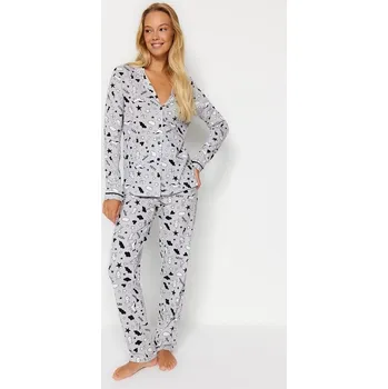 Dámské pyžamo trendyol Grau 6008754 L
