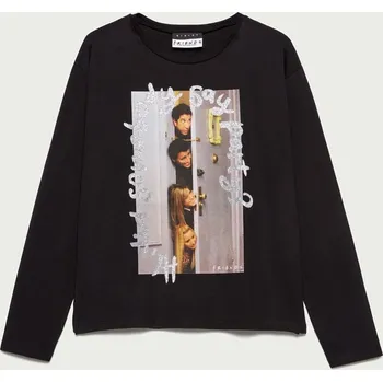 Dívčí tričko Tričko Sisley Schwarz 2947145 122