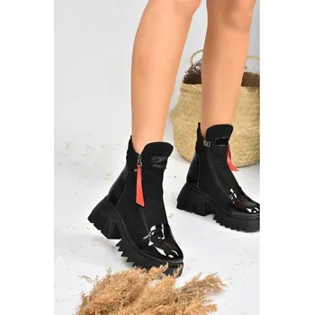 Dámské kozačky Boty trendyol Schwarz 2977016 39