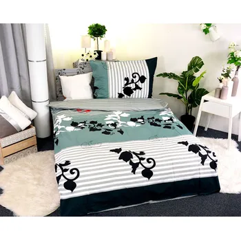 Povlečení Apex Bavlněné povlečení Zoe zelené 140x200/70x90cm