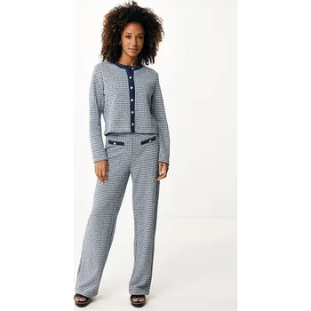 Dámské kalhoty Mexx Dunkelblau/ Weiß 3624826 L