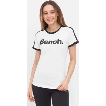 Dámské oblečení Tričko Bench Schwarz/ Weiß 182169 44