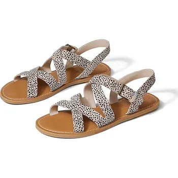 Dámské sandále TOMS Creme/ Schwarz 1642645 36