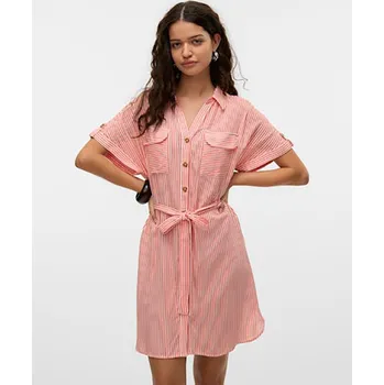 Oblečení a móda Šaty Vero Moda Rot/ Weiß 1938496 L