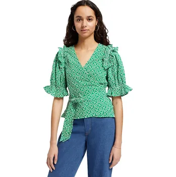 Dámské tričko Scotch & Soda Grün/ Weiß 7281807 40