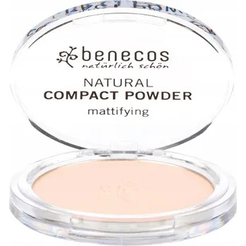 Pudr Kompaktní pudr Benecos Natural Compact Powder světlý 9 g