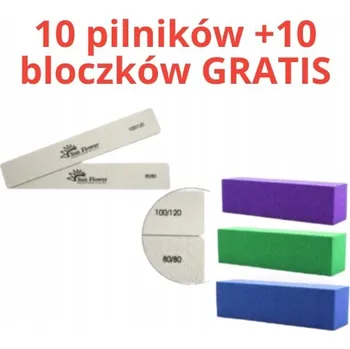 Pilník na nehty č. 100/120 široký XL bílý 1 Ks .