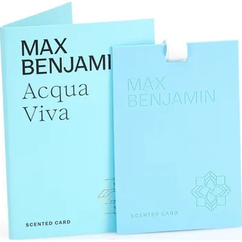 Osvěžovač vzduchu MAX BENJAMIN Acqua Viva Vonná karta