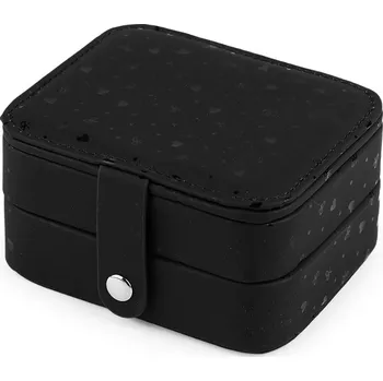 Náramek Malá šperkovnice srdce 9x11x6 cm, střední, 3 černá