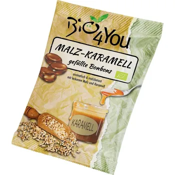 Bonbon BIO4You Sladové karamelové bonbóny 75g bio BIO VEGAN Množství: 1 ks