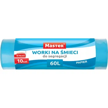 Pytle na odpadky Sáčky na tříděný papír Master 60 l, 10 ks