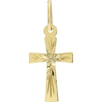 Přívěsek Luxur, Přívěsek Sanctira ve tvaru kříže ze žlutého zlata, 585-32-2-0097.0Z00.0.00.000.21