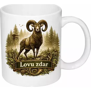 Hrnek 330 ml muflon s popisem CZ