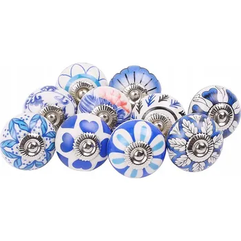 Nábytkové kování Nábytková úchytka knopka bílá matná 6,4 x 4,5 x 0,1 cm