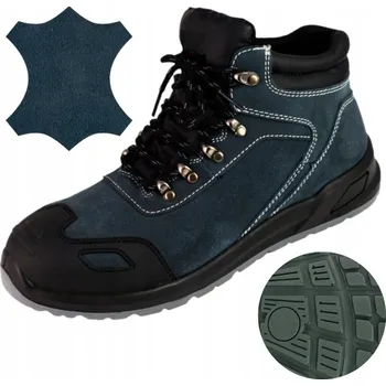 Pracovní obuv Pracovní boty Specto kotníkové kožené boty bez ocelové špičky, velikost 46