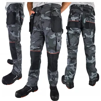 Pracovní obuv Dlouhé pracovní kalhoty Specto Taktické bojové kalhoty Military Maskáčový vel. 62