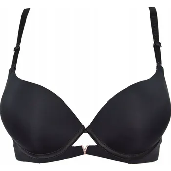 Podprsenka Hladká podprsenka s lehkým push-up efektem Intimidao, velikost 36/80 C, černá