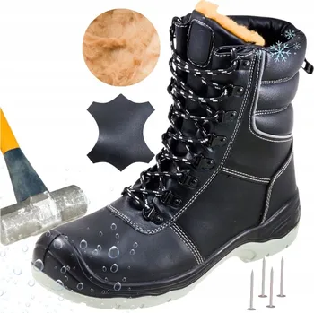 Pracovní obuv Pracovní boty Specto s vysokým zateplením S3 a kovovou špičkou, velikost vel.