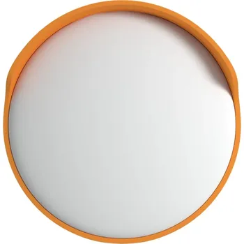 Zrcadlo Zrcadlo zrcadlo vypouklé z polykarbonátu, se stříškou, oranžové, 30 cm