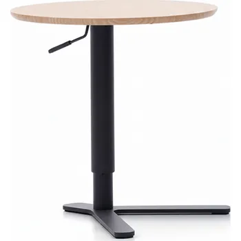 Psací stůl B2B Partner Odkládací stolek, výškově stavitelný, 51-77 x 50 cm, dub bílý