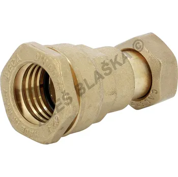 Instalatérský materiál PE mosazná spojka s převlečnou maticí na polyetylénové trubky (polyš) - 1"x25 4815