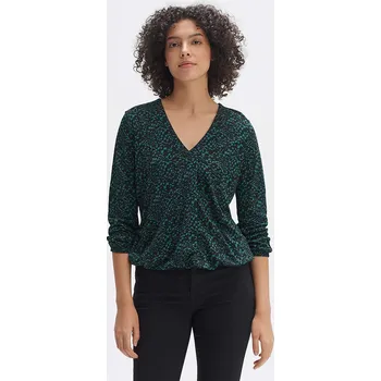 Dámské tričko OPUS Grün/ Schwarz 882856 38