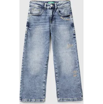 Dívčí džíny Benetton Hellblau 9549861 130