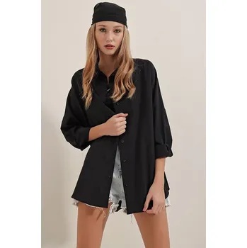 Dámská košile Košile trendyol Schwarz 7428180 36