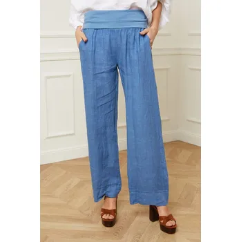 Dámské kalhoty Fleur de Lin Blau 7560189 XL