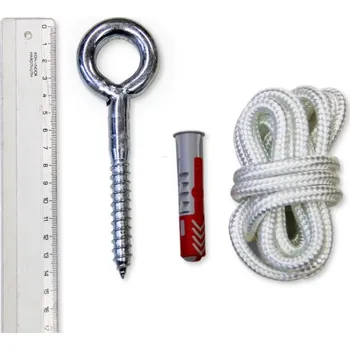 Dětská houpačka ELIS DESIGN Uchycení závěsné houpačky (kolébky + pro dospělé) - balíček do stropu