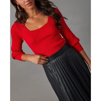 Dámský svetr Milan Kiss Rot 470751 XL