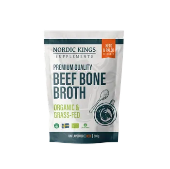 Speciální výživa Nordic Kings - Prémiový hovězí vývar z kostí v prášku v BIO Grass-fed kvalitě, 500 g
