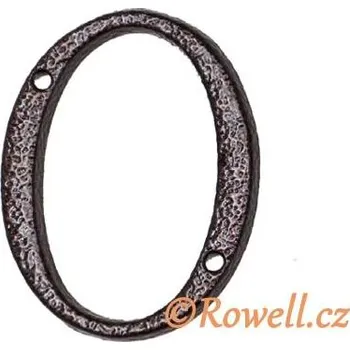 Domovní cedule C1. Číslice 80mm komaxit měď '0' (C1. Číslice 80mm komaxit měď '0' v povrchu měď. Jednoduchý a funkční doplněk do interiéru.)