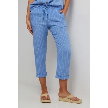 Dámské kalhoty Le Monde du Lin Hellblau 2239948 40/42