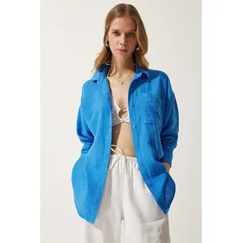 Dámské tričko Happiness Istanbul Blau 7137674 40