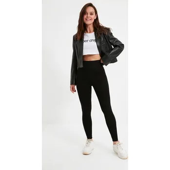 Dámské legíny Legíny trendyol Schwarz 9482590 XXS