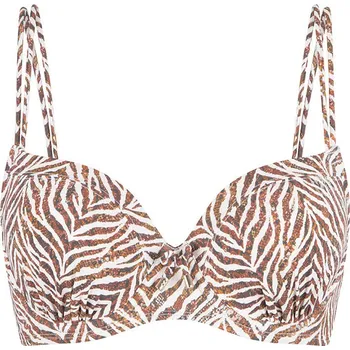 Dámské oblečení Plavky Linga Dore Camel/ Weiß 8251678 36B-Cup