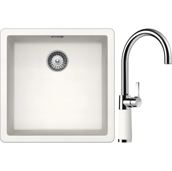 Kuchyňský dřez Set Schock S11-6 (dřez Greenwich N-100 Polaris + baterie SC-520 Polaris)