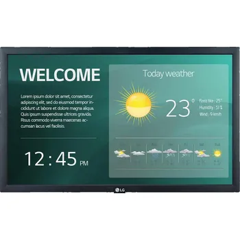 Kancelářské potřeby LG 22" signage 22SM3G FHD, 250nit, 16h, WebOS 4.0, rozbalen 22SM3G-B.AEU//BAZAR