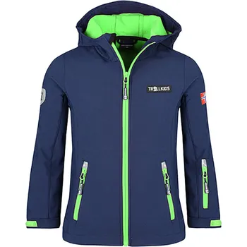 Dívčí bunda Trollkids Dunkelblau/ Grün 831126 98