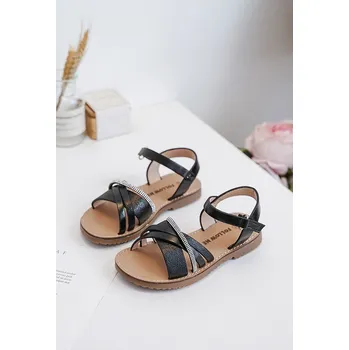 Dívčí sandály Rock & Joy Schwarz 7494023 35