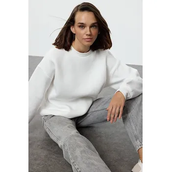Dámská mikina Mikina trendyol Weiß 9987736 M