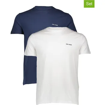 Tričko Pepe Jeans Dunkelblau/ Weiß 7358284 XXL