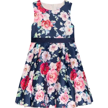 Dívčí šaty Danamade Dunkelblau/ Rosa/ Rot 7560610 152