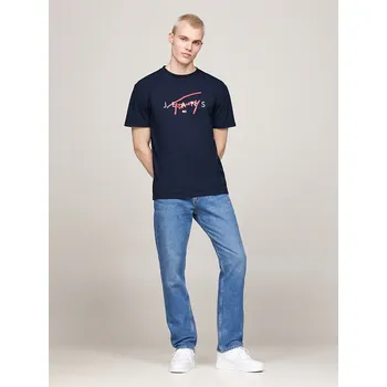 Pánské tričko Tričko TOMMY JEANS Dunkelblau 8725964 XXL