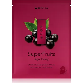 Pleťová maska KORIKA SuperFruits Acai Berry antioxidační sheet maska 25 g