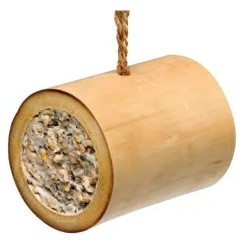 Krmivo pro ptáka Bambus plněný lojem a oříšky 380g