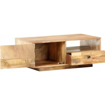 Konferenční stolek Konferenční stolek VidaXL obdélníkový 50 x 90 x 35 cm, odstíny růžové